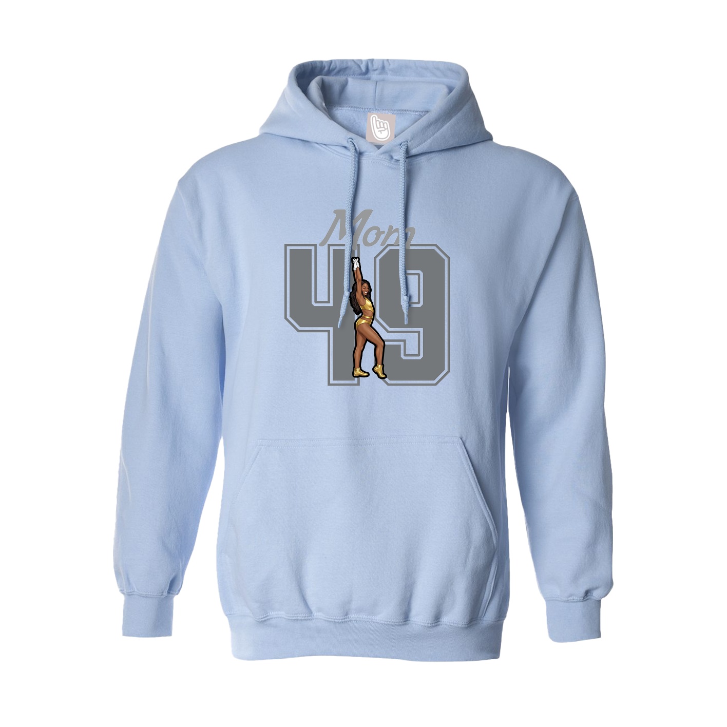 Hoodie — Mothers Day Shirsey in Light Blue