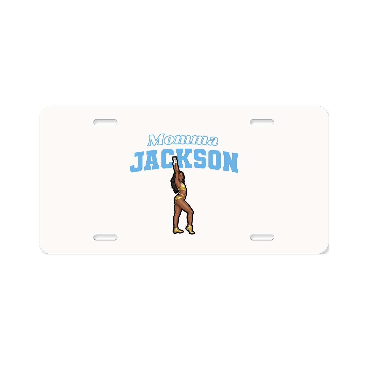 License Plate — Mothers Day Block in Classic