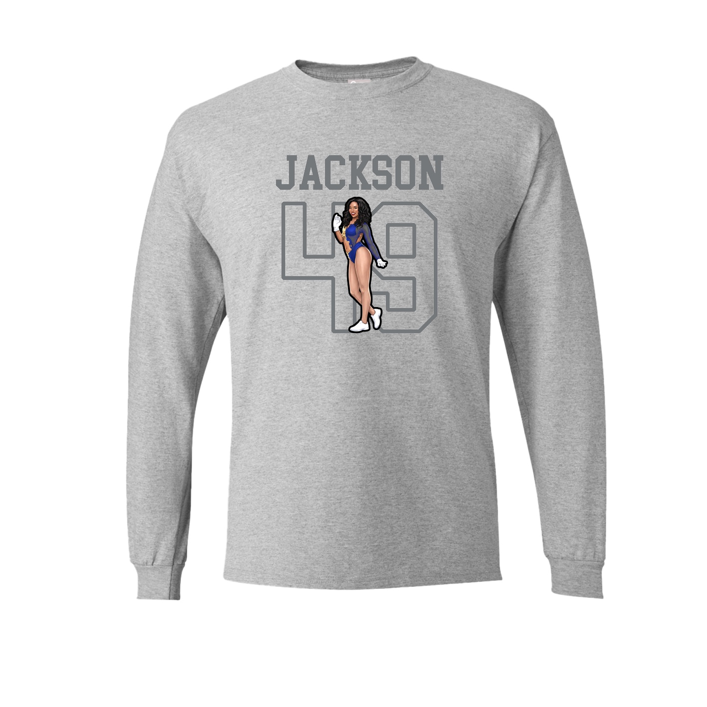 Long Sleeve Tee — Shirsey in Grey