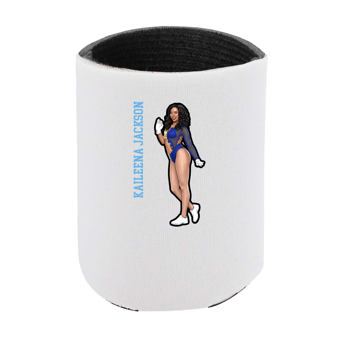 Can Holder — Name Vertical in White