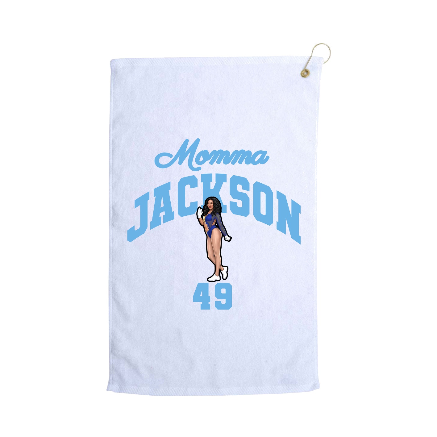Golf Towel — Mothers Day Arch in White