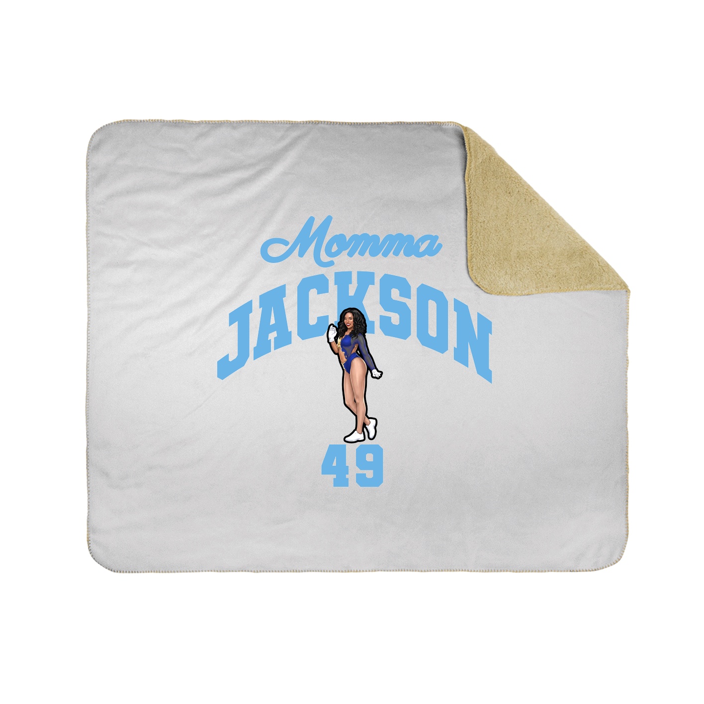 Throw Blanket — Mothers Day Arch in White