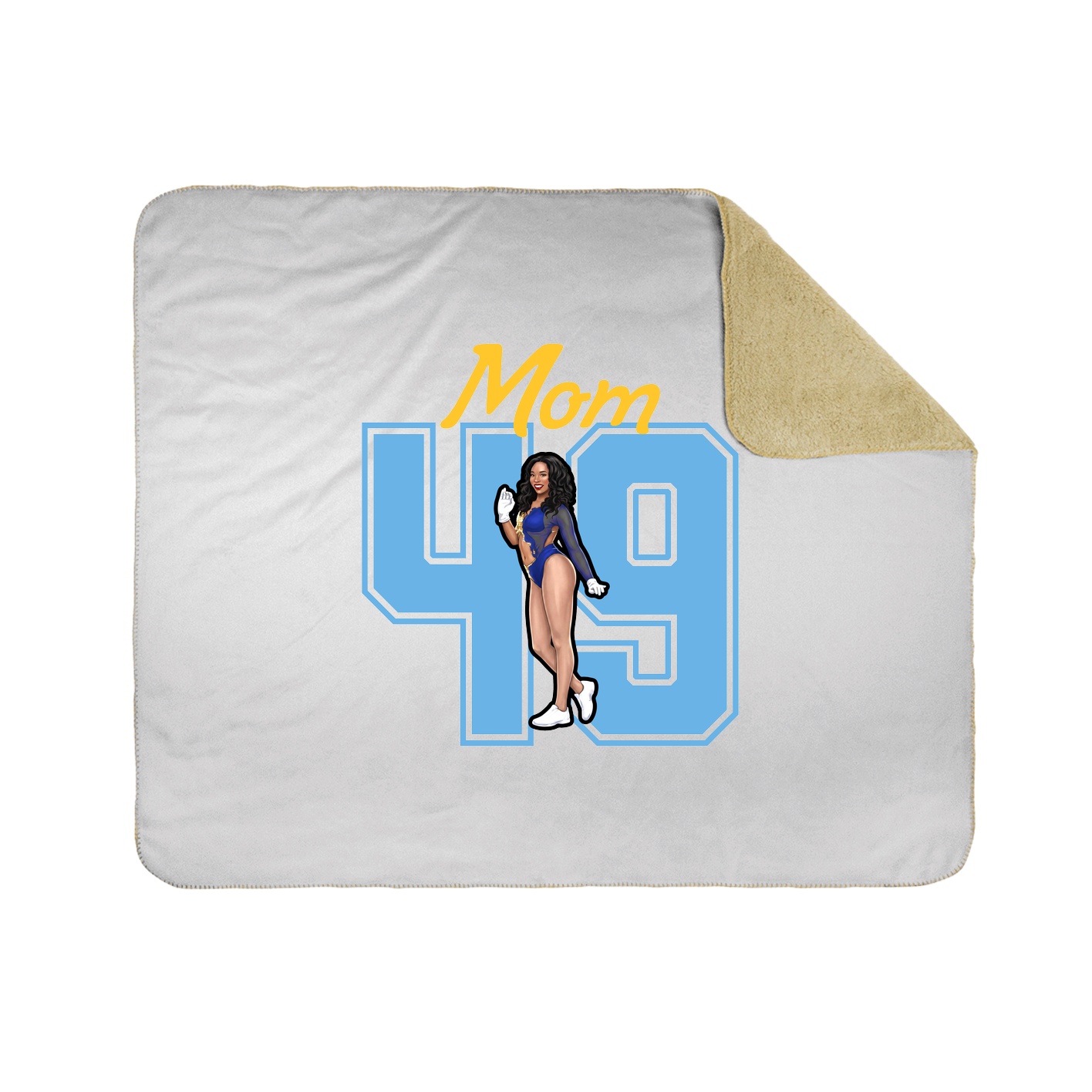 Throw Blanket — Mothers Day Shirsey in White