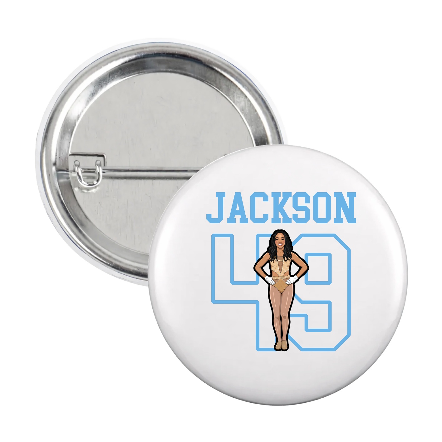 Game Day Button — Shirsey in White