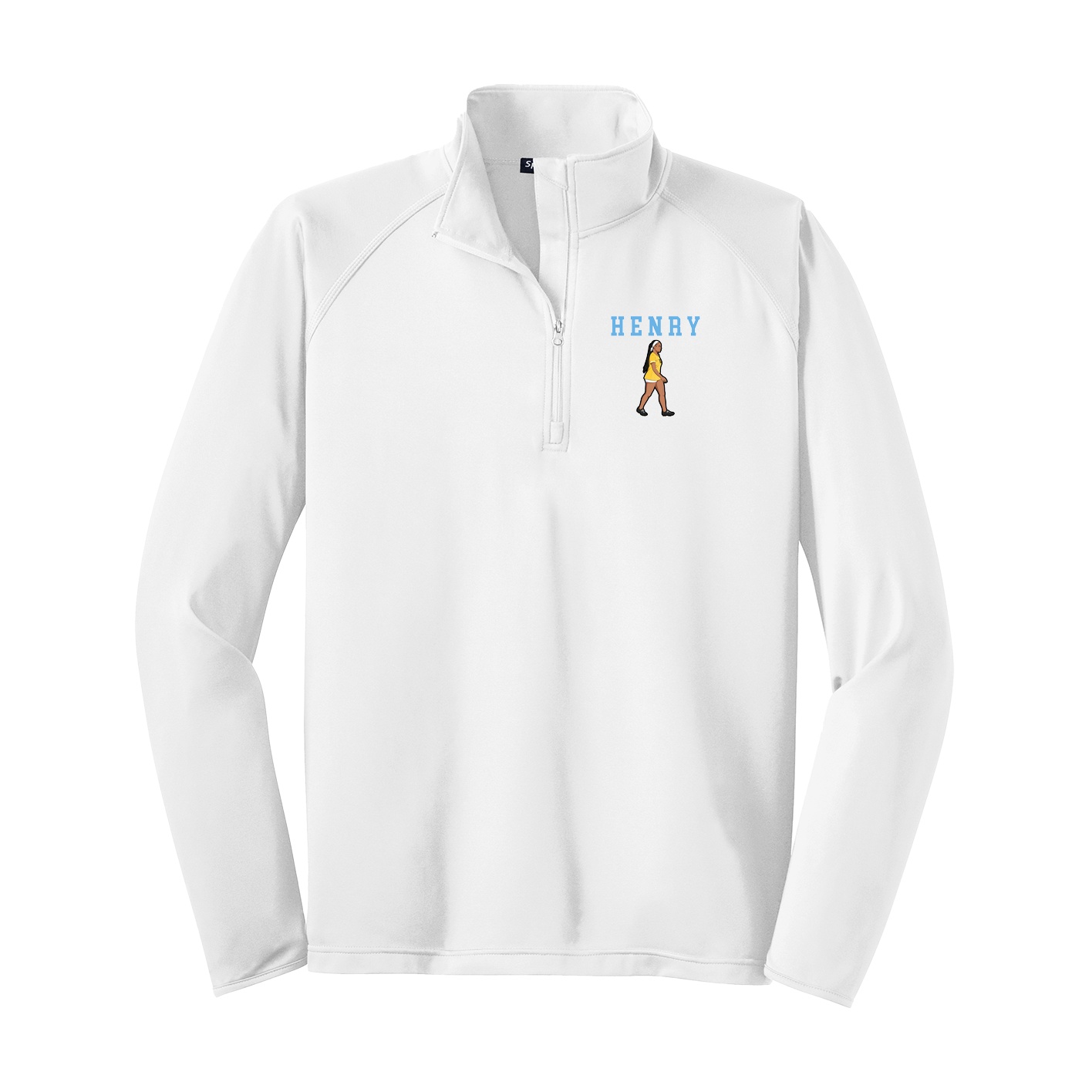 Q-Zip Pullover — Shirsey in White