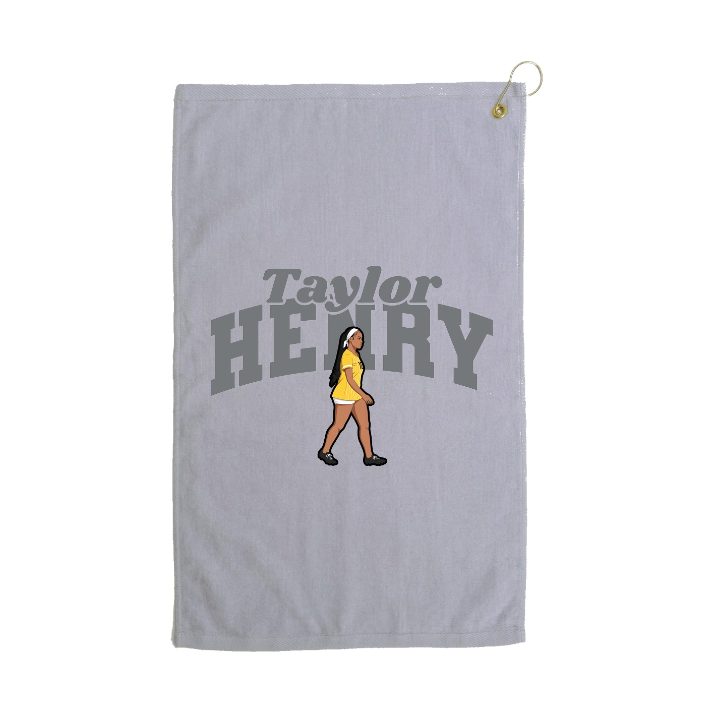Golf Towel — Signature Arch in Grey
