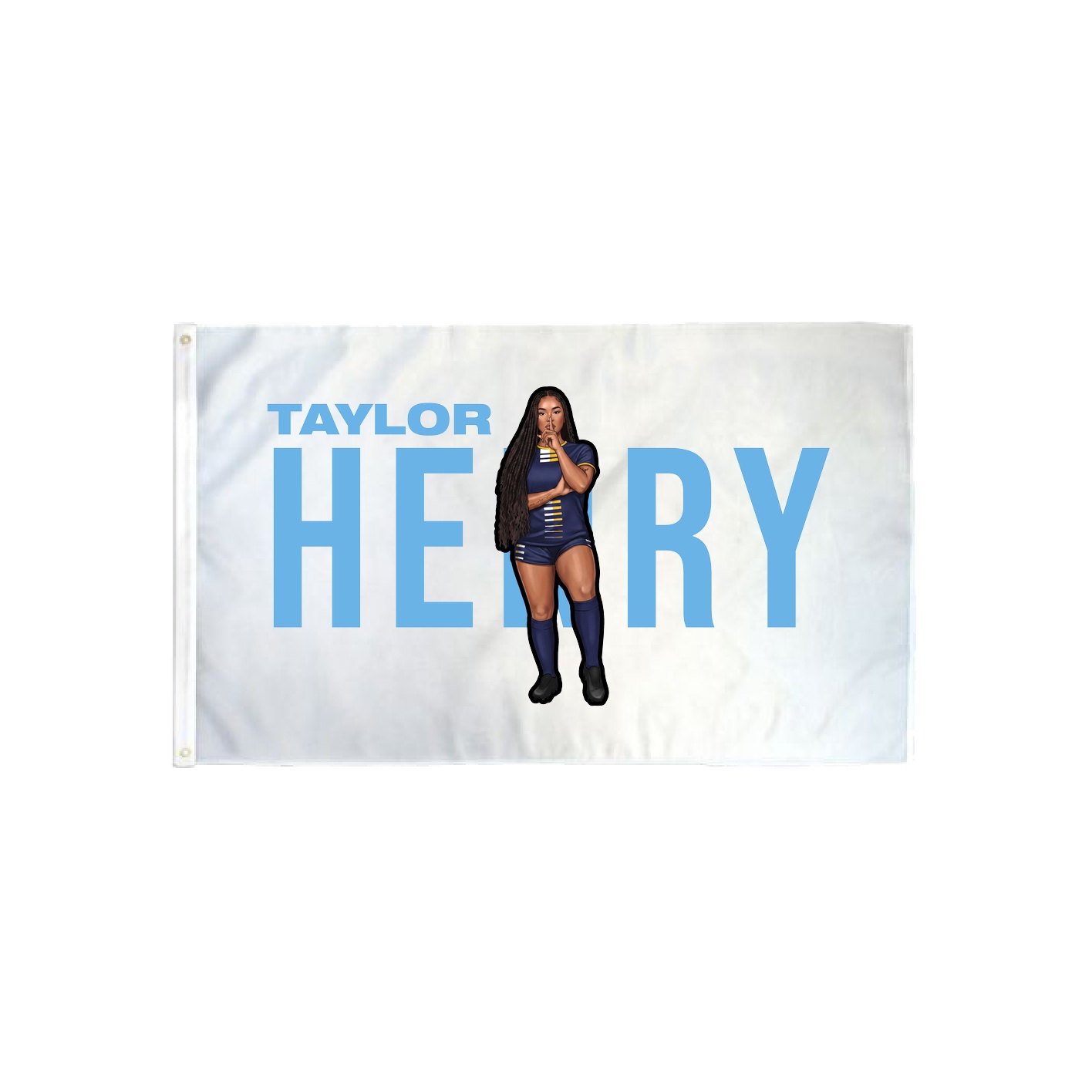 3x5 Flag — Player Name in Classic