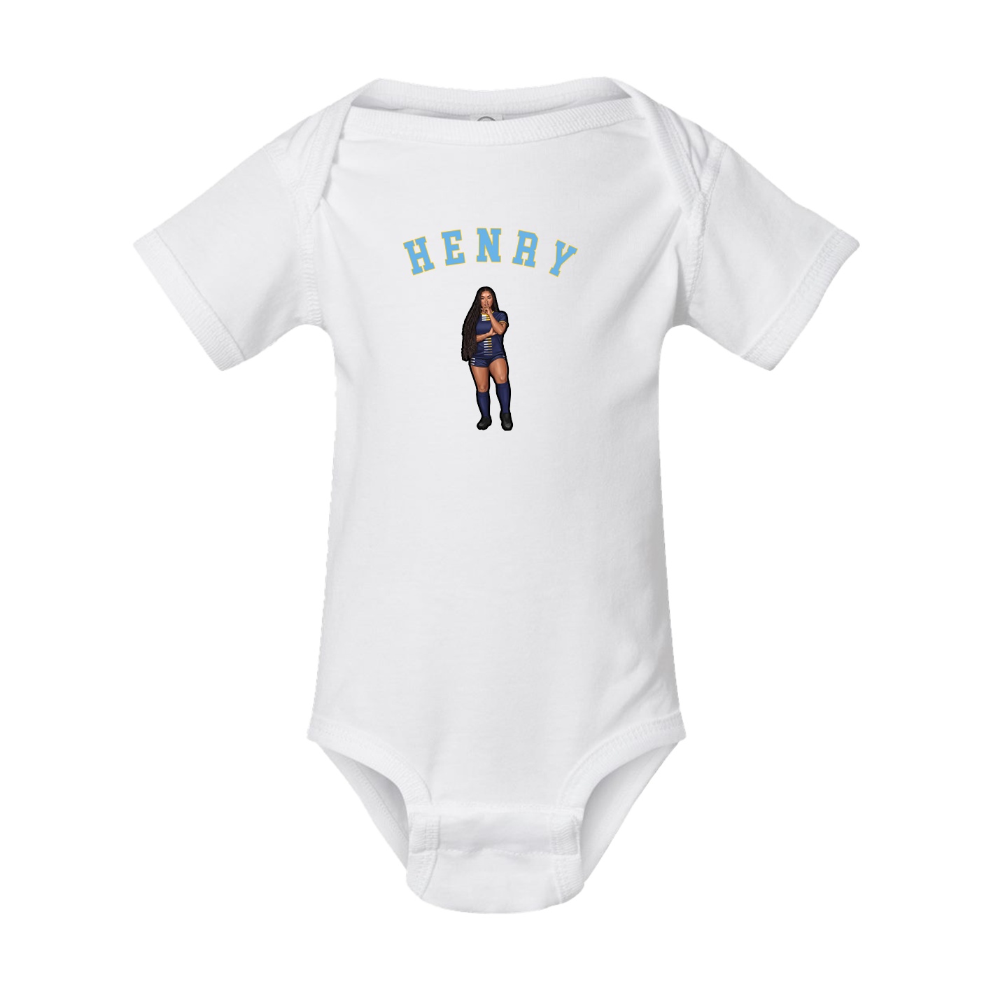 Baby Onesie — Shirsey Arch in White