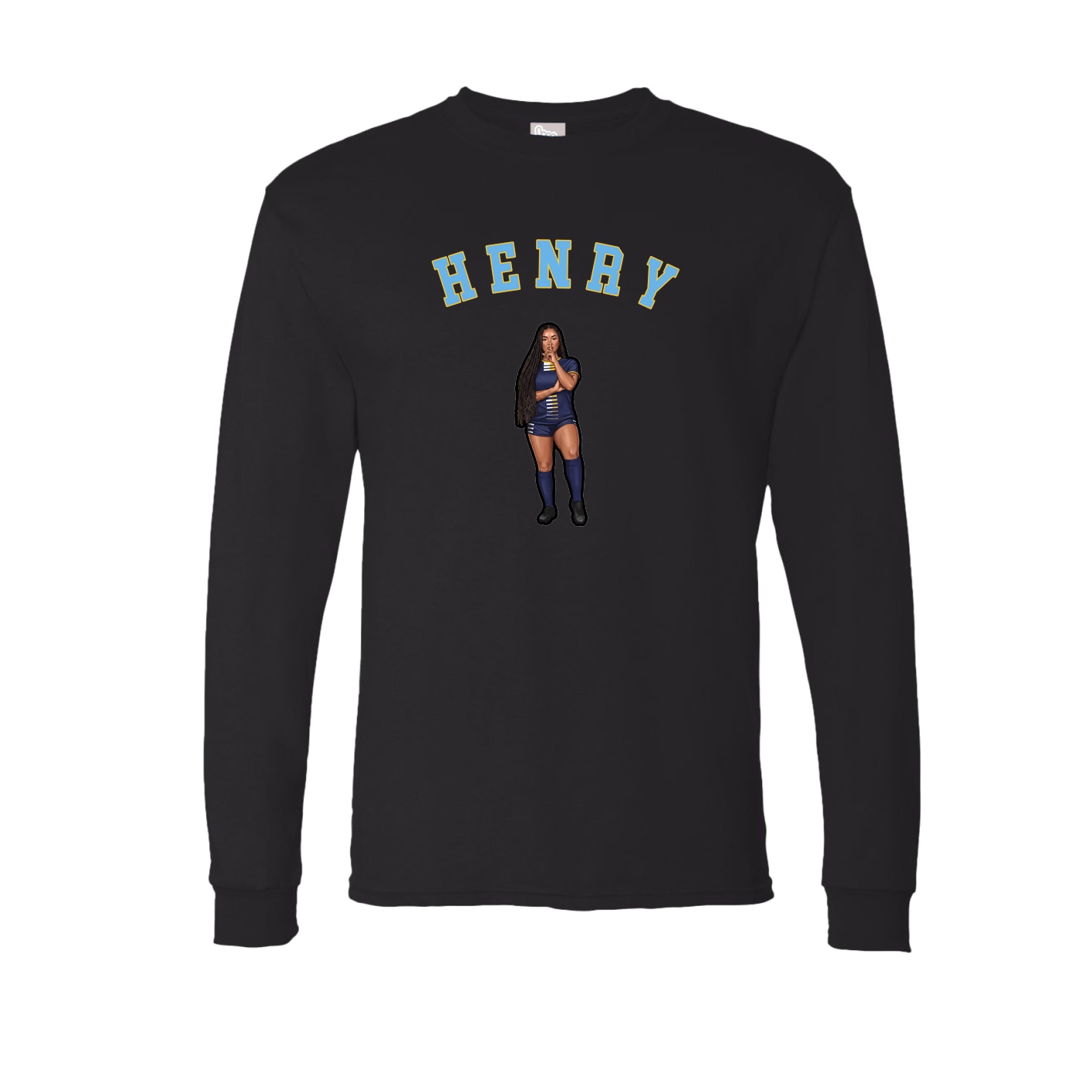 Long Sleeve Tee — Shirsey Arch in Black