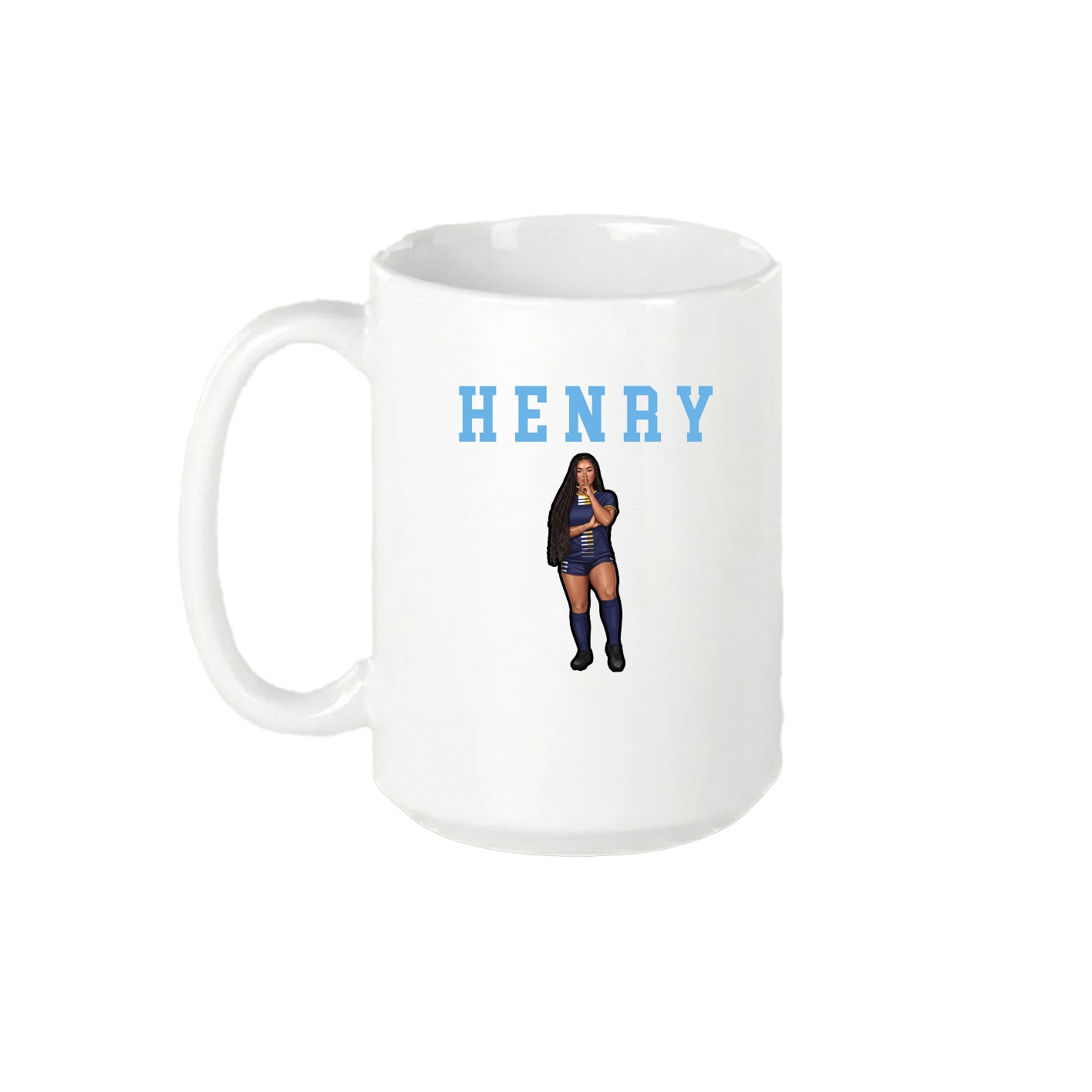 15oz Coffee Mug — Shirsey in White