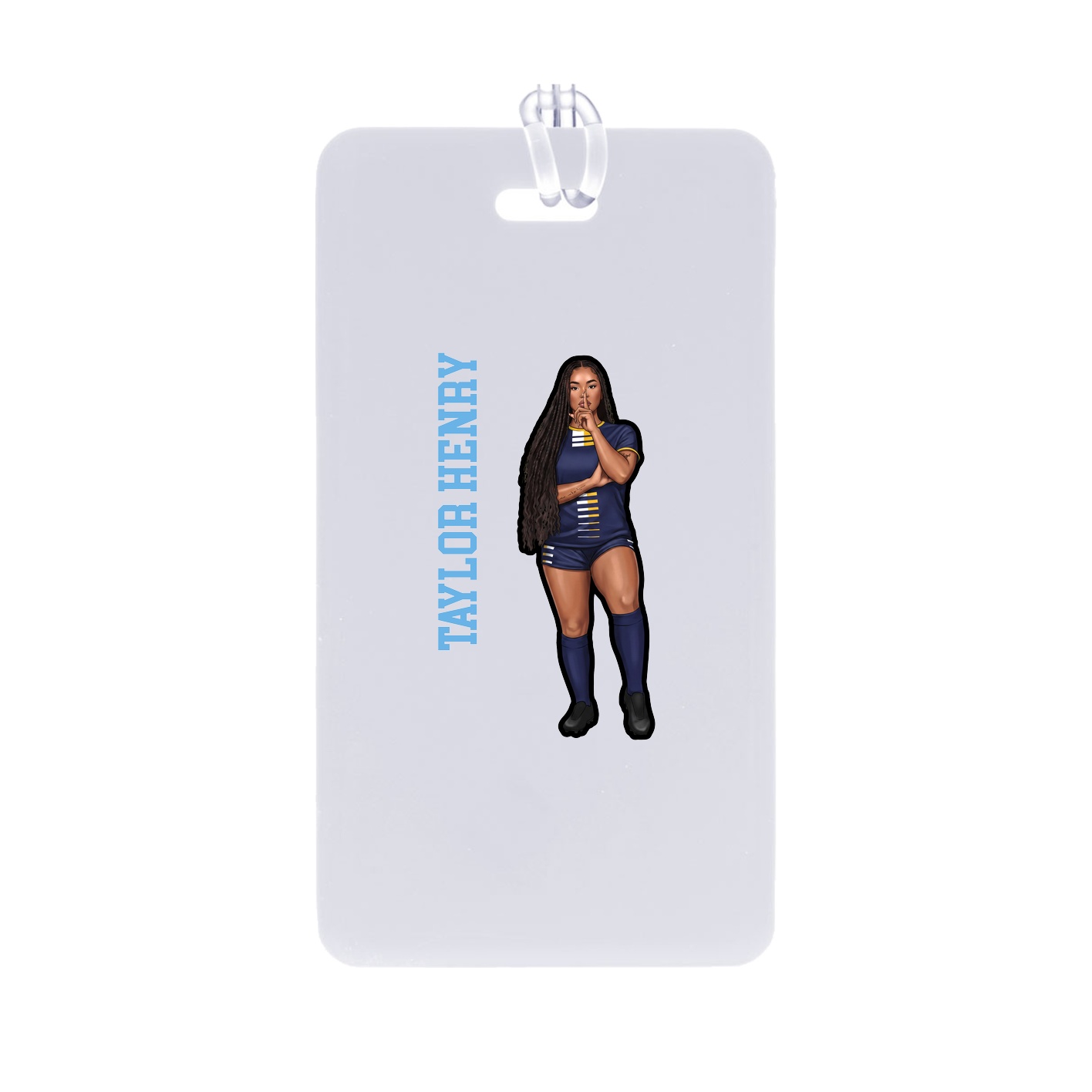 Bag Tag — Name Vertical in Classic