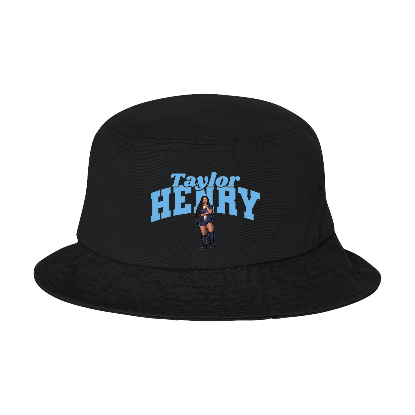 Bucket Cap — Signature Arch in Black