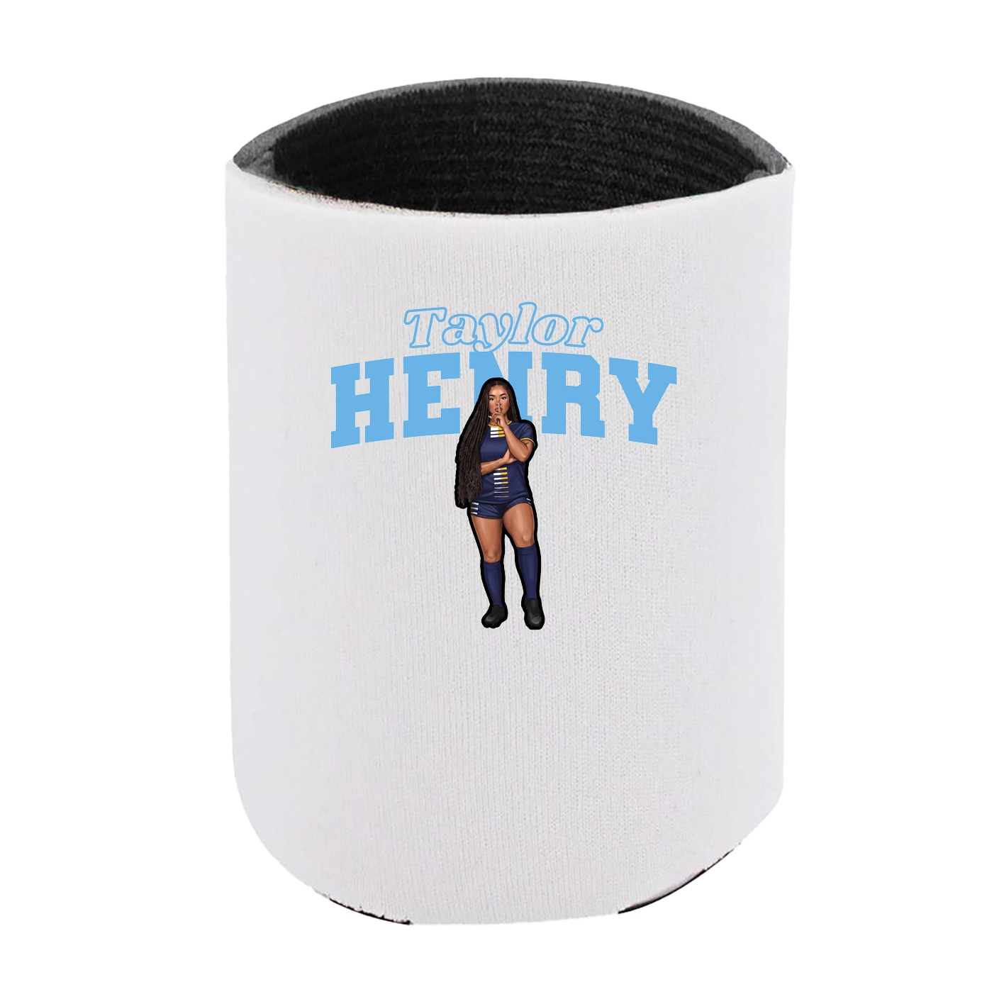 Can Holder — Name Arch in White