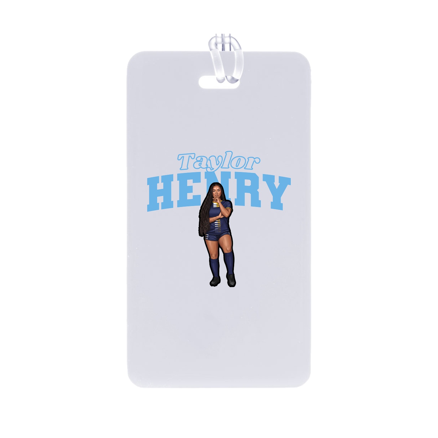 Bag Tag — Name Arch in Classic
