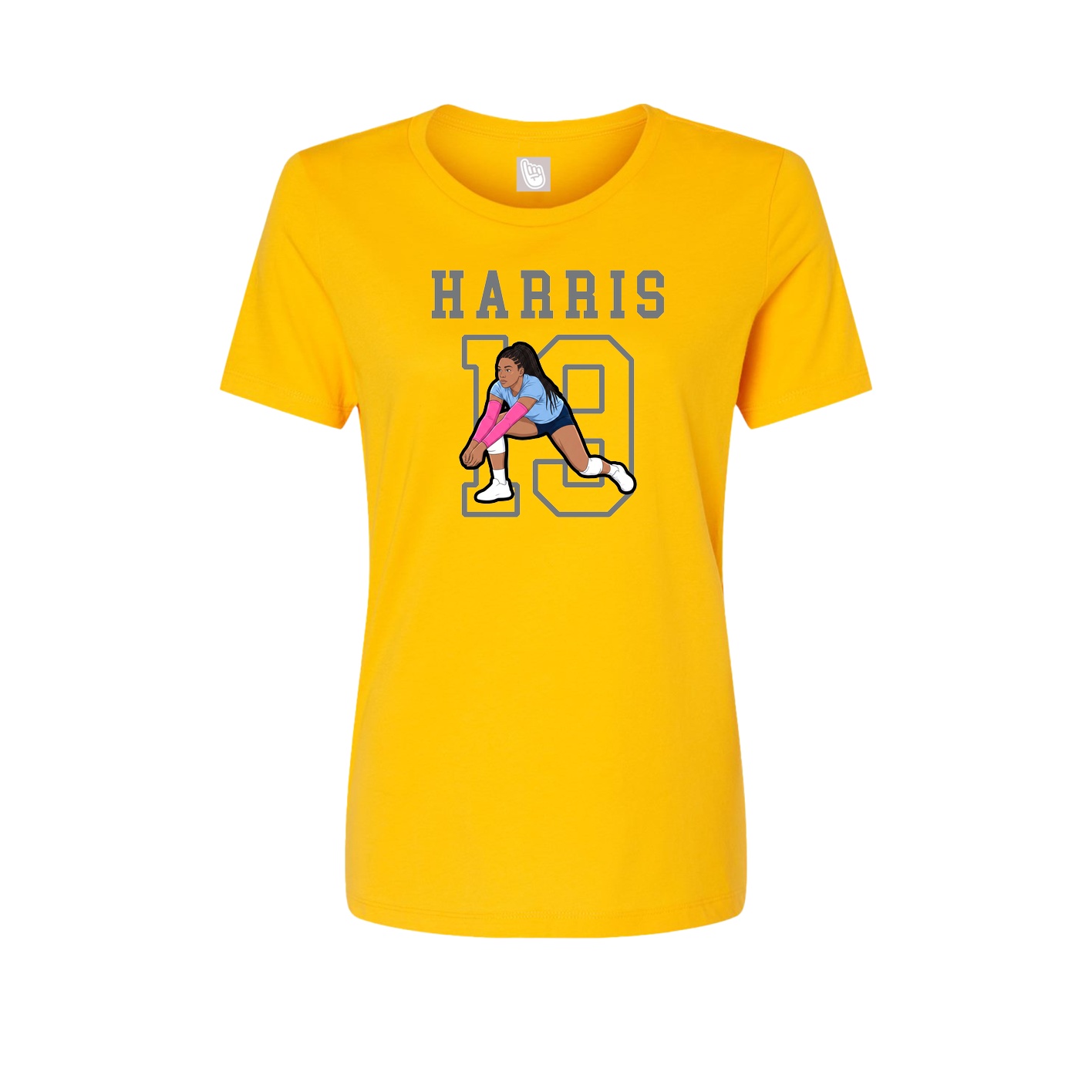 Fitted Women's Tee — Shirsey in Gold