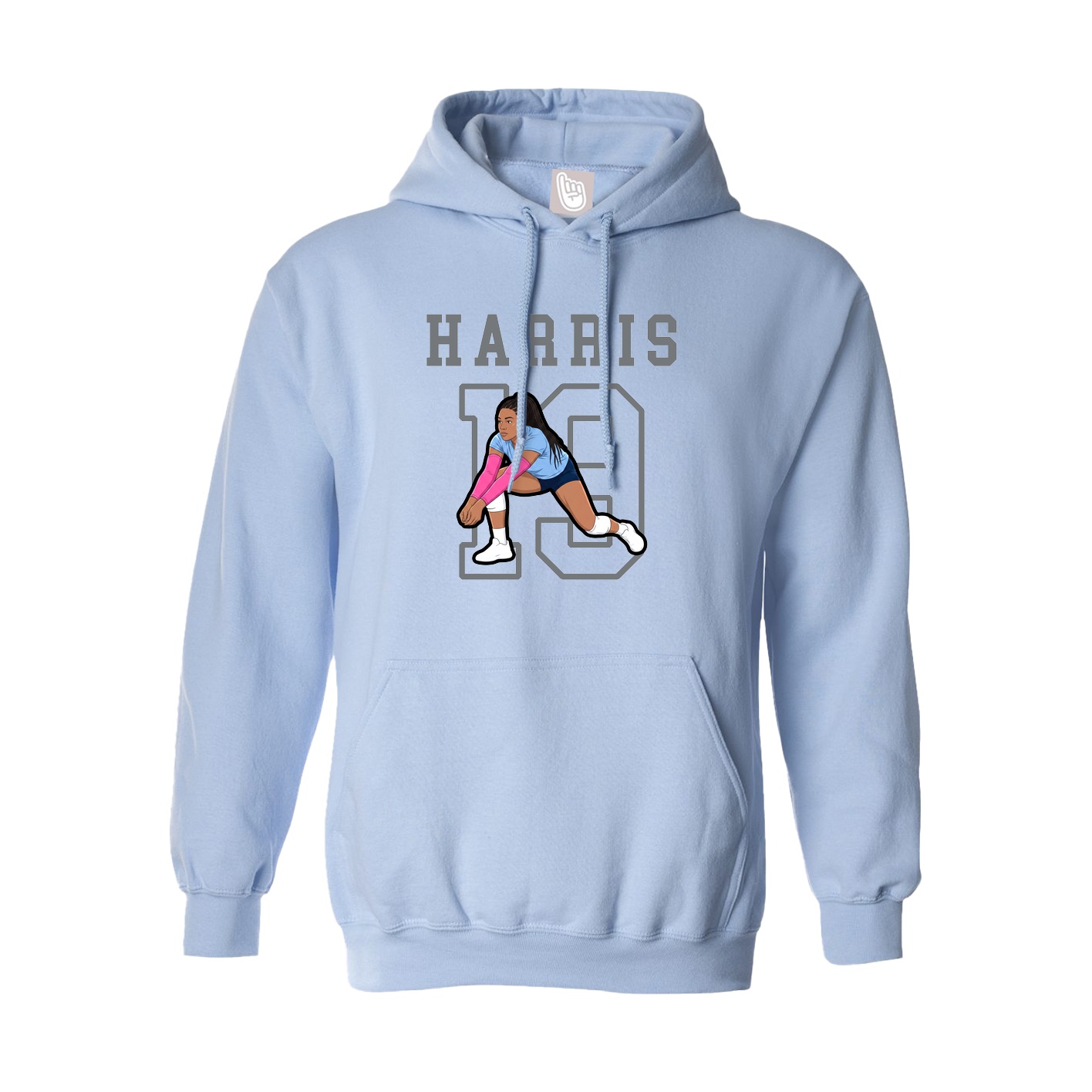 Hoodie — Shirsey in Light Blue