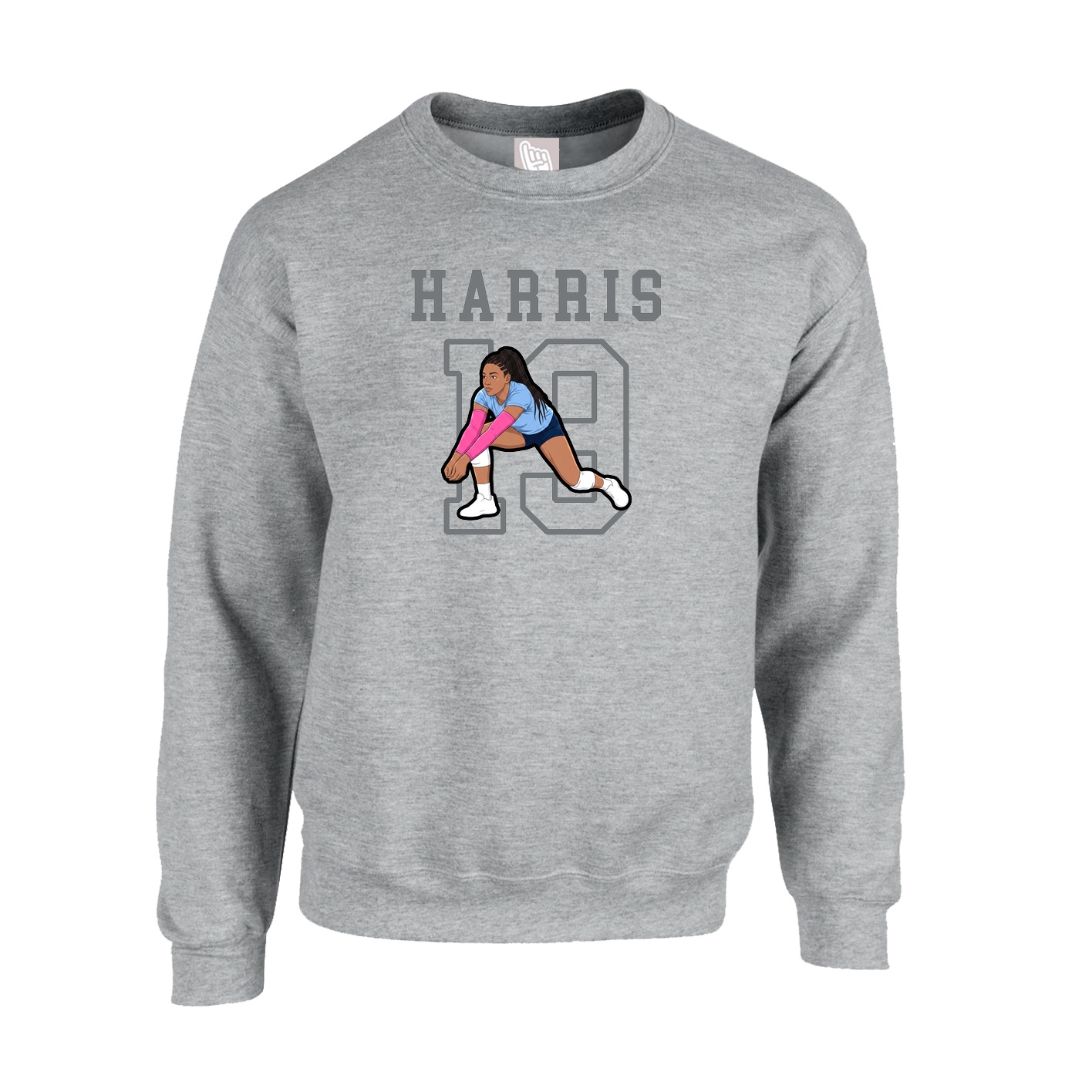 Fleece Crew — Shirsey in Grey