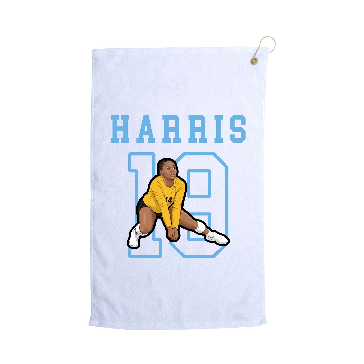 Golf Towel — Shirsey in White