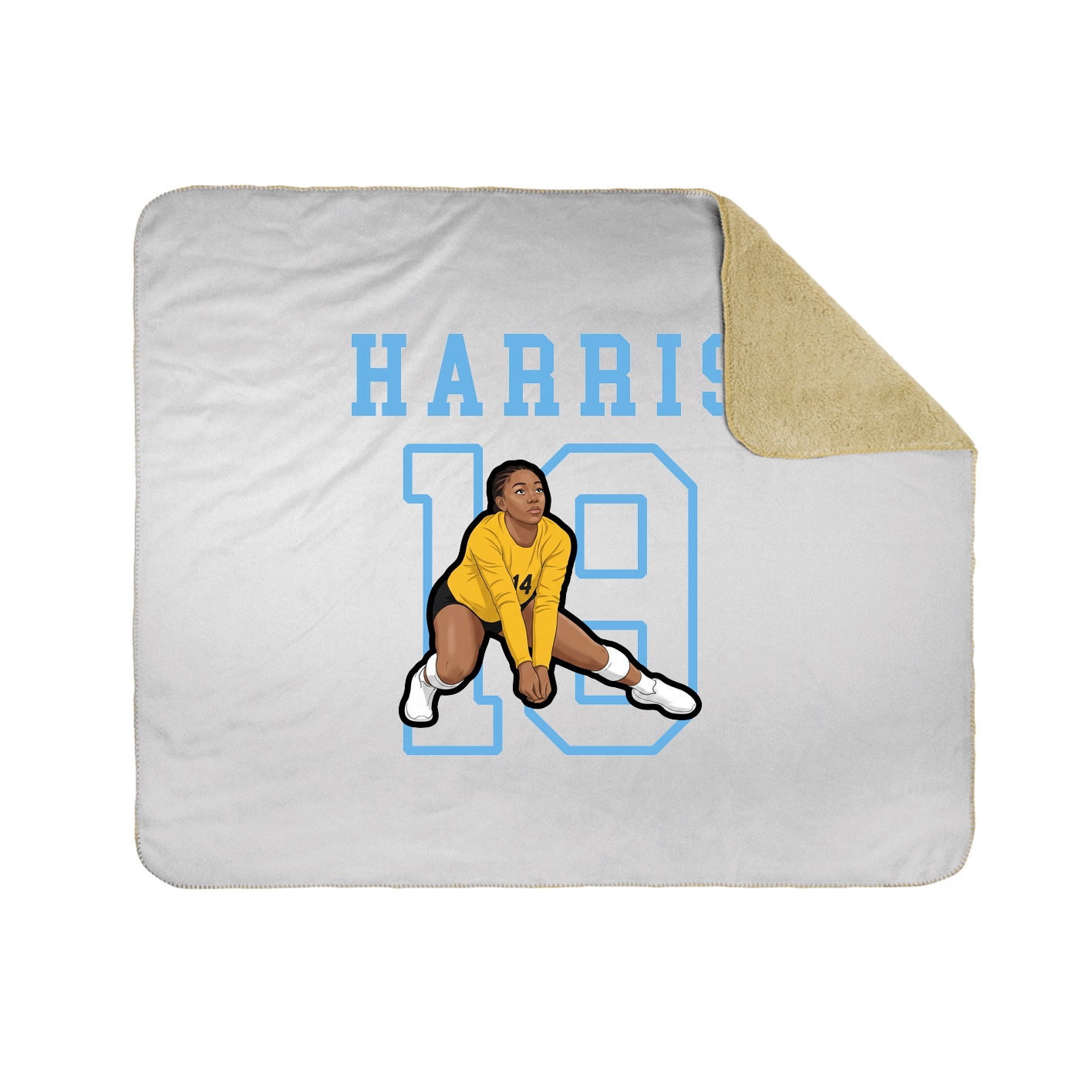 Throw Blanket — Shirsey in White