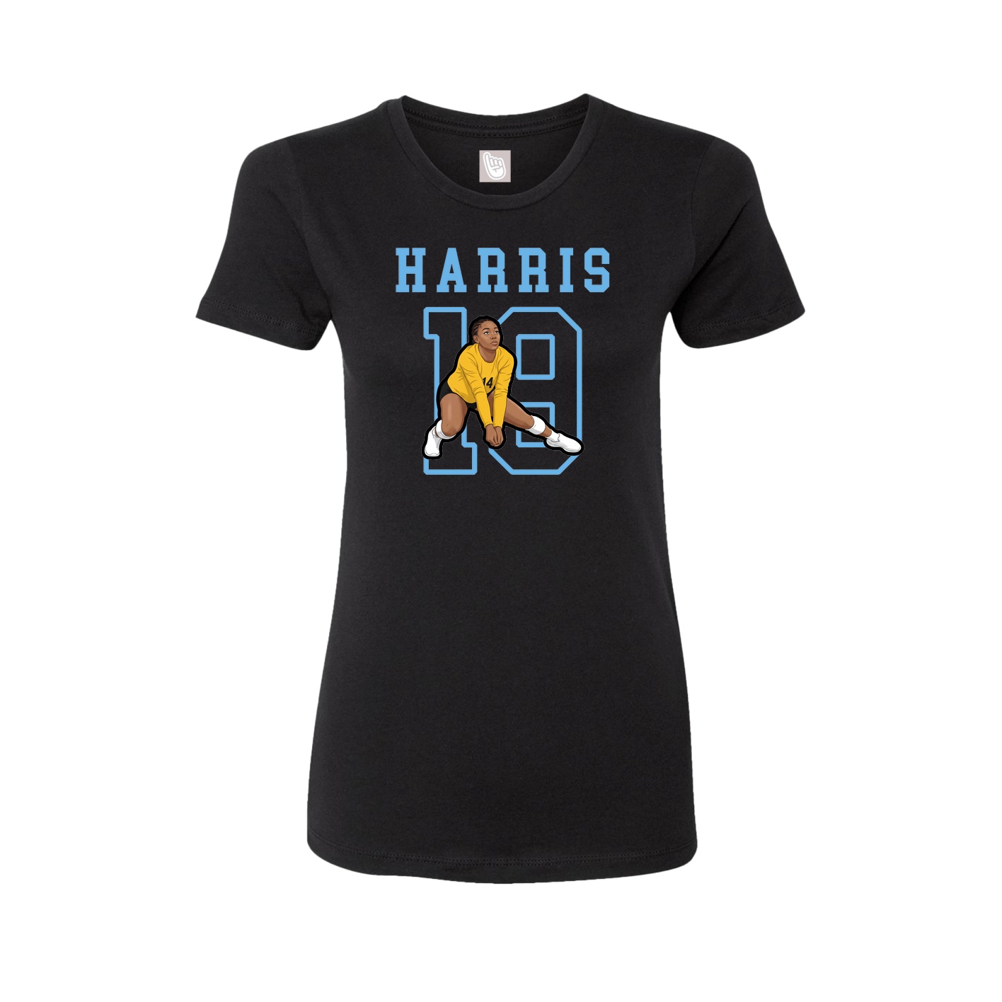 Fitted Women's Tee — Shirsey in Black