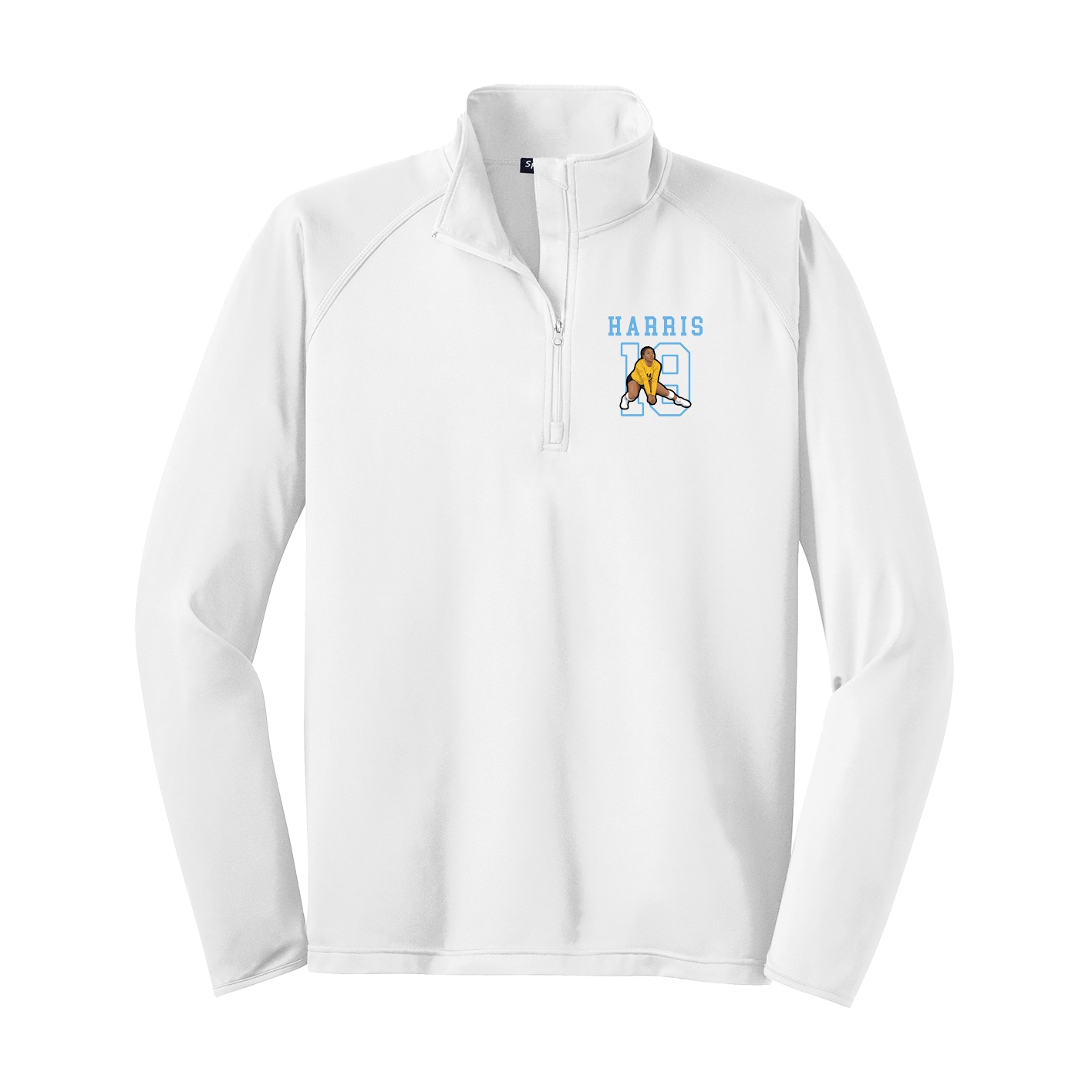 Q-Zip Pullover — Shirsey in White