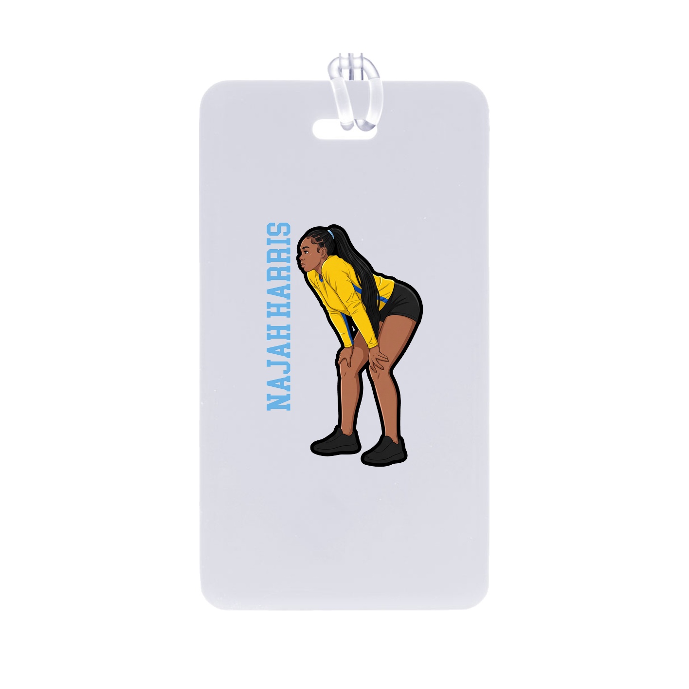 Bag Tag — Name Vertical in Classic
