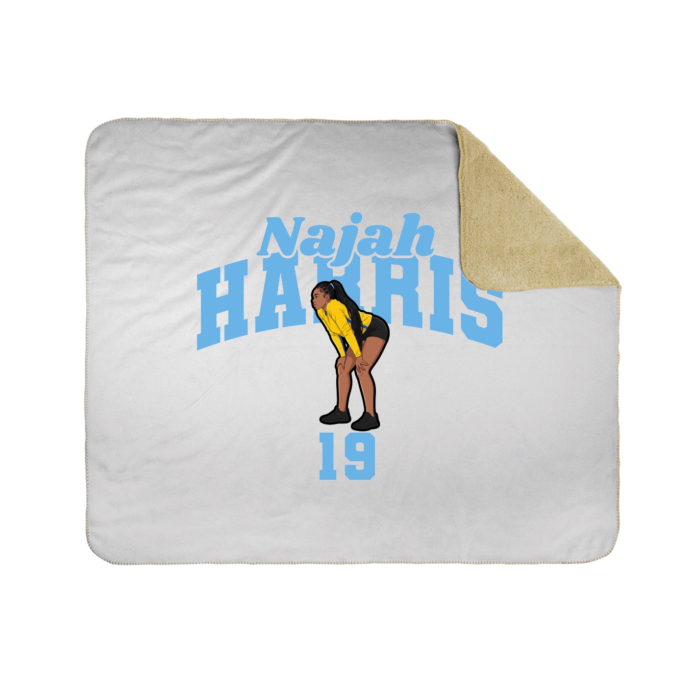 Throw Blanket — Signature Arch in White