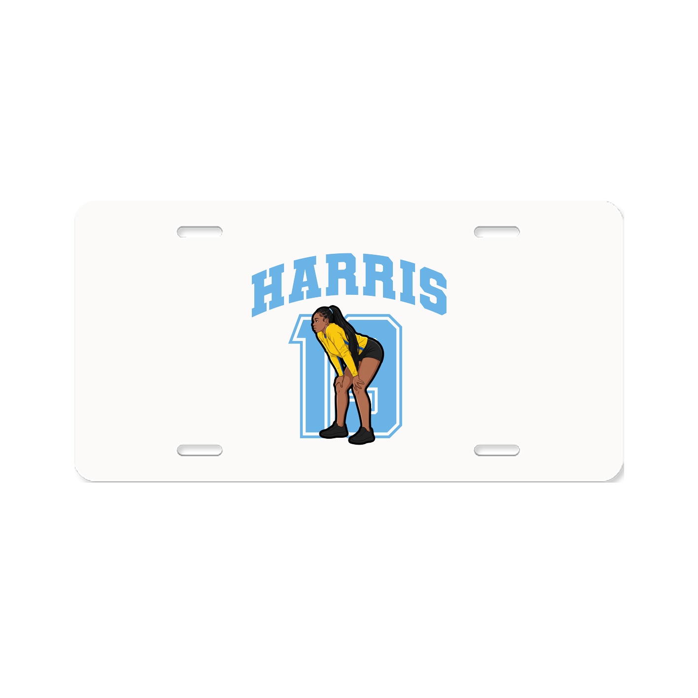 License Plate — Number in Classic
