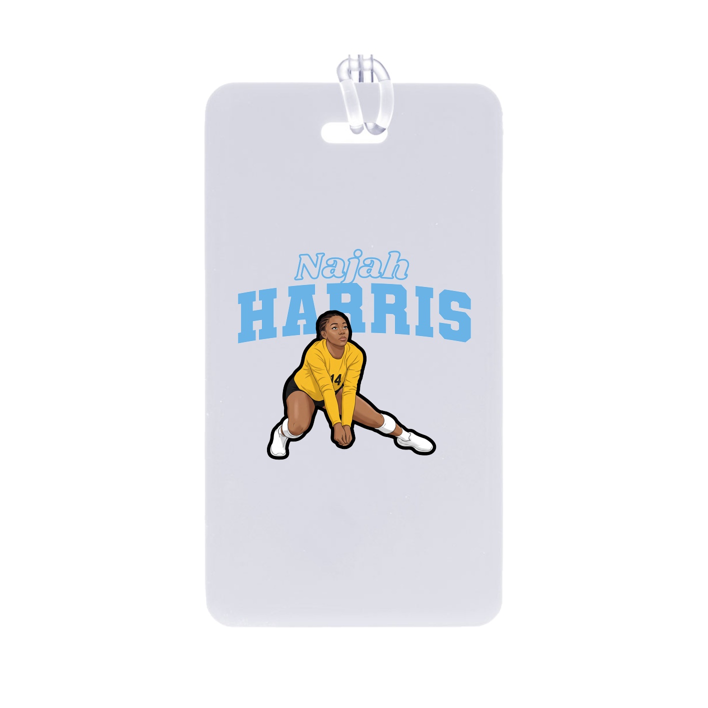 Bag Tag — Name Arch in Classic