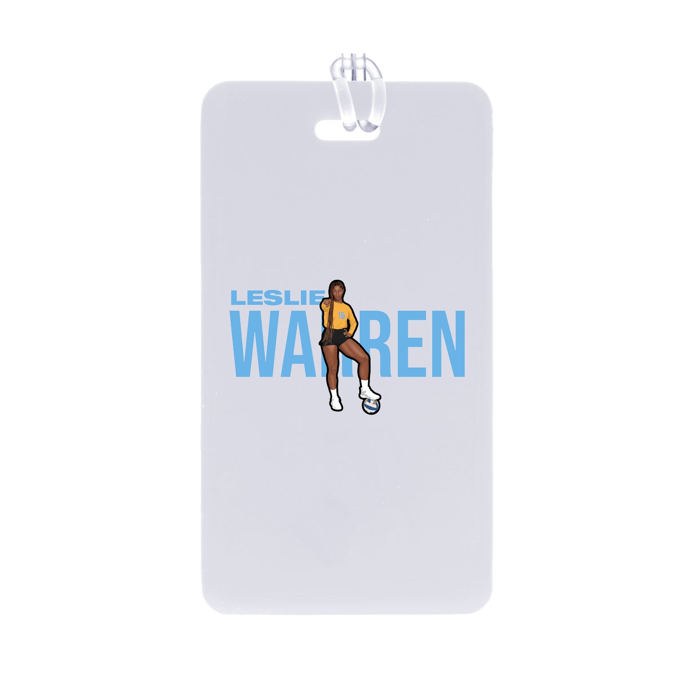 Bag Tag — Player Name in Classic
