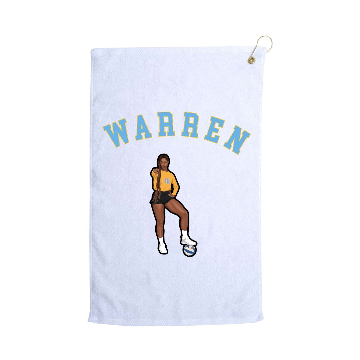 Golf Towel — Shirsey Arch in White