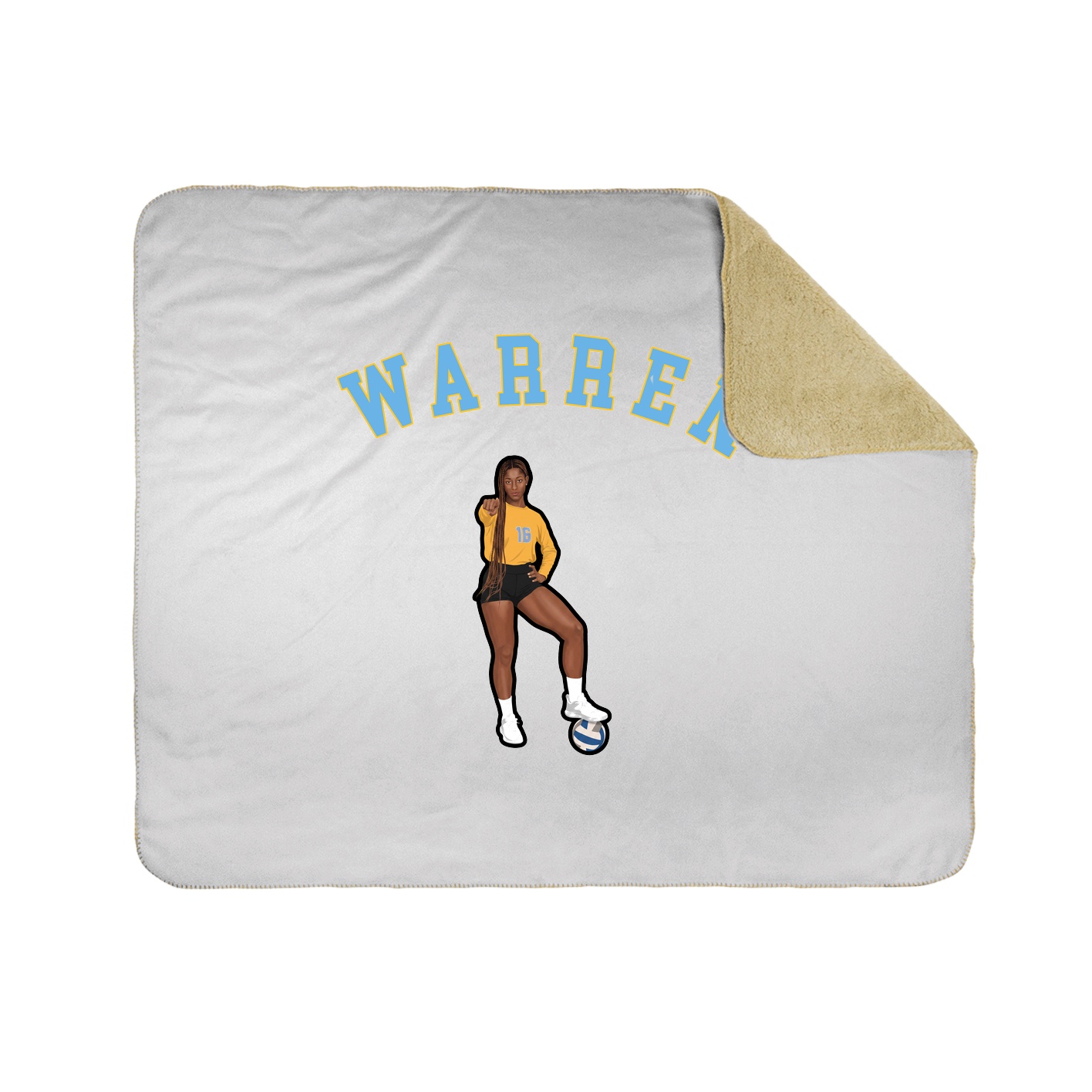 Throw Blanket — Shirsey Arch in White