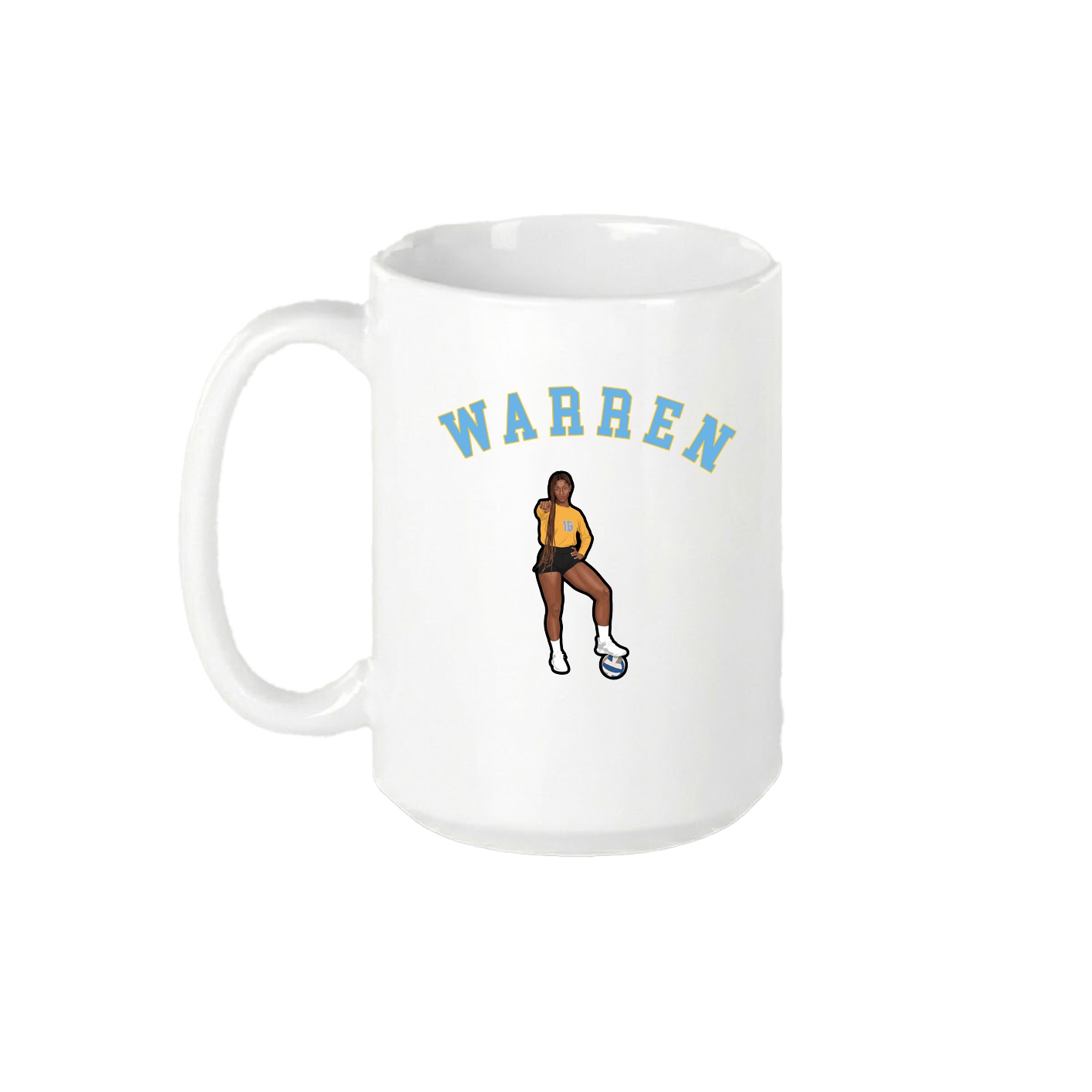 15oz Coffee Mug — Shirsey Arch in White