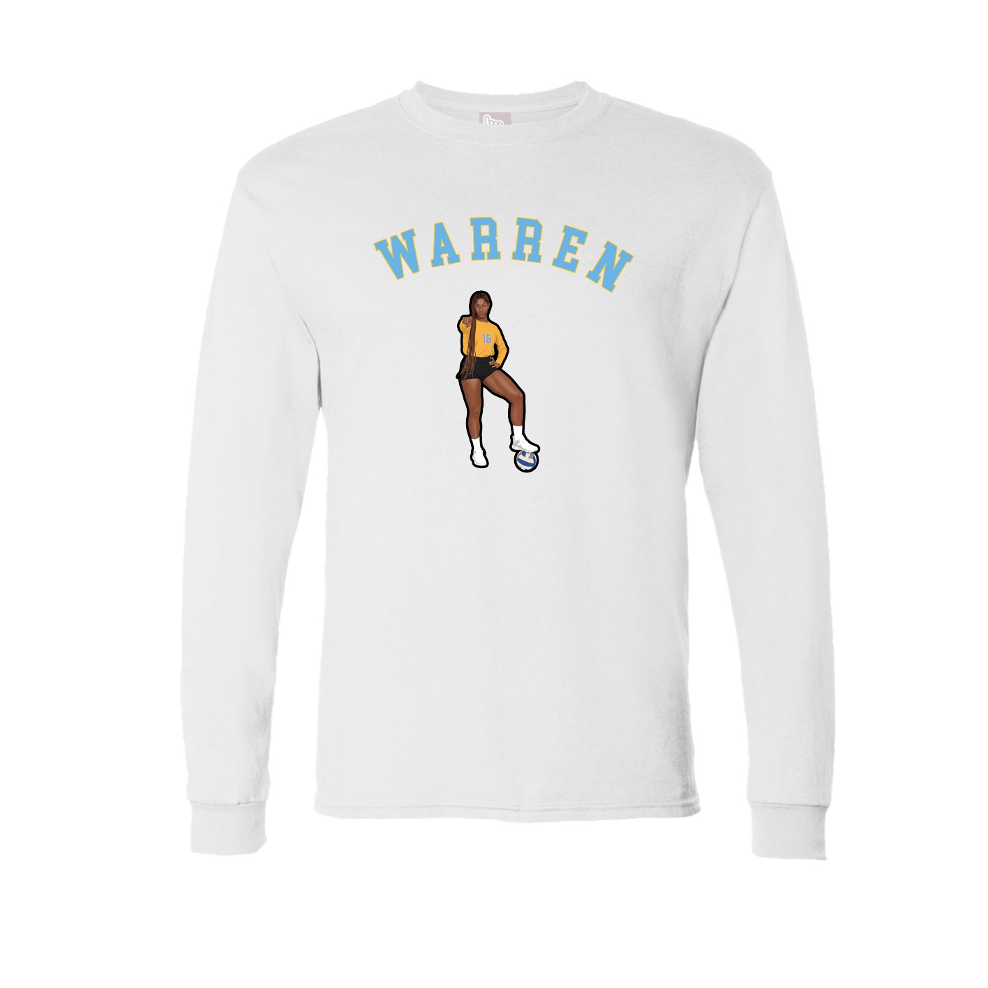 Long Sleeve Tee — Shirsey Arch in White