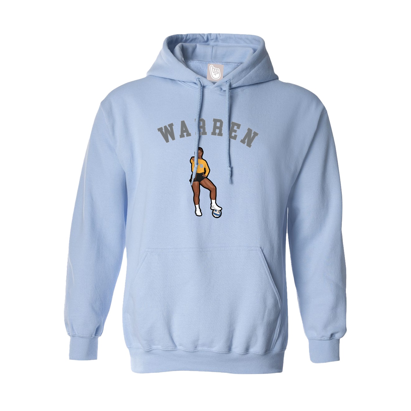 Hoodie — Shirsey Arch in Light Blue