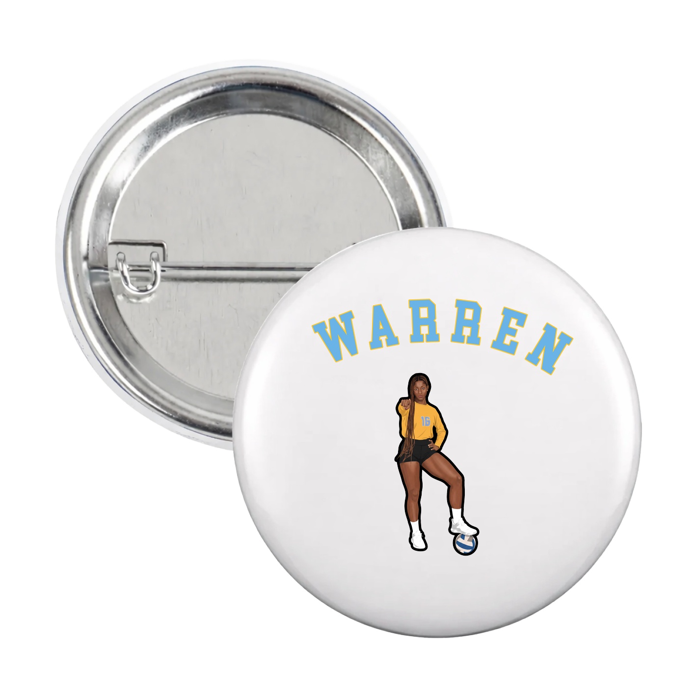 Game Day Button — Shirsey Arch in White