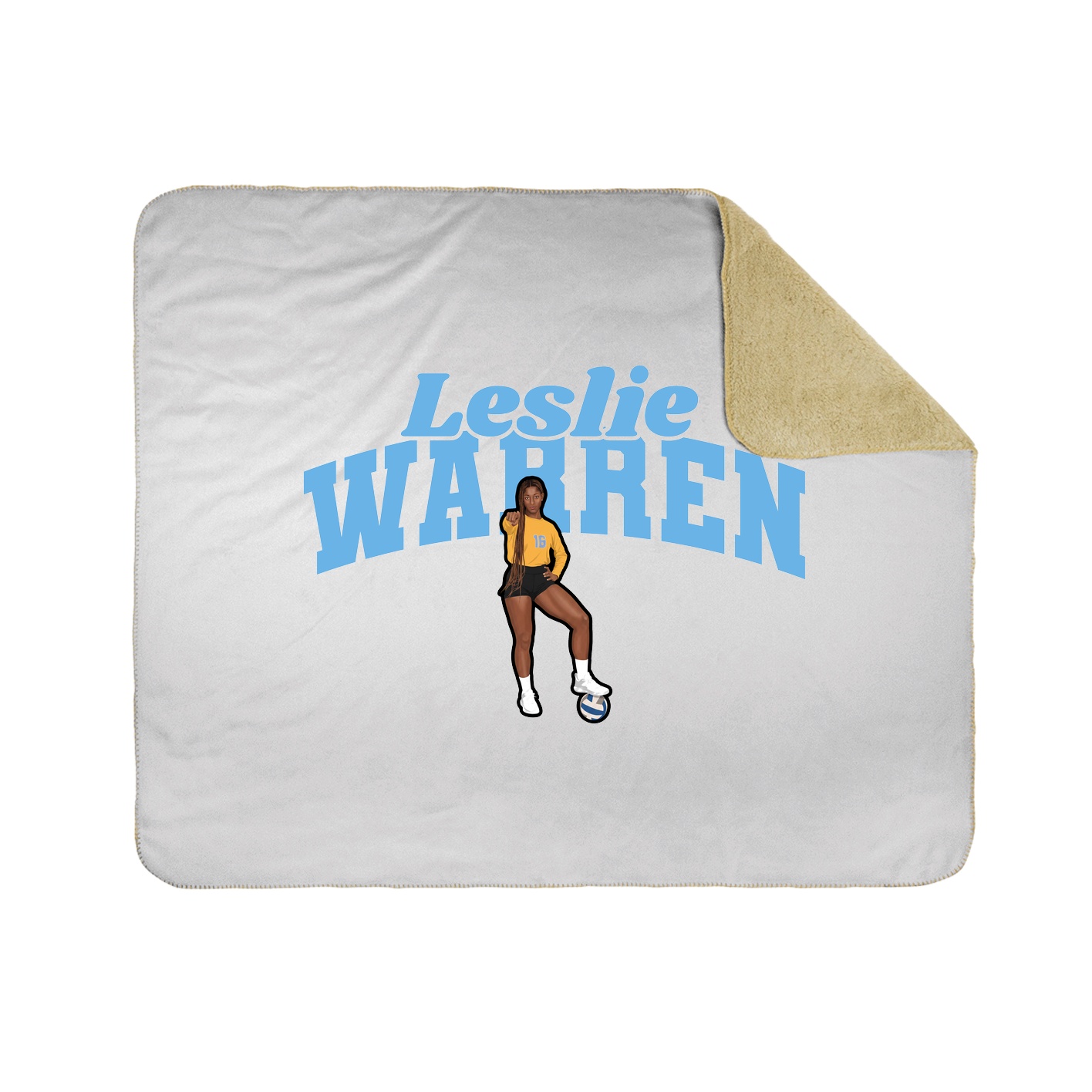 Throw Blanket — Signature Arch in White