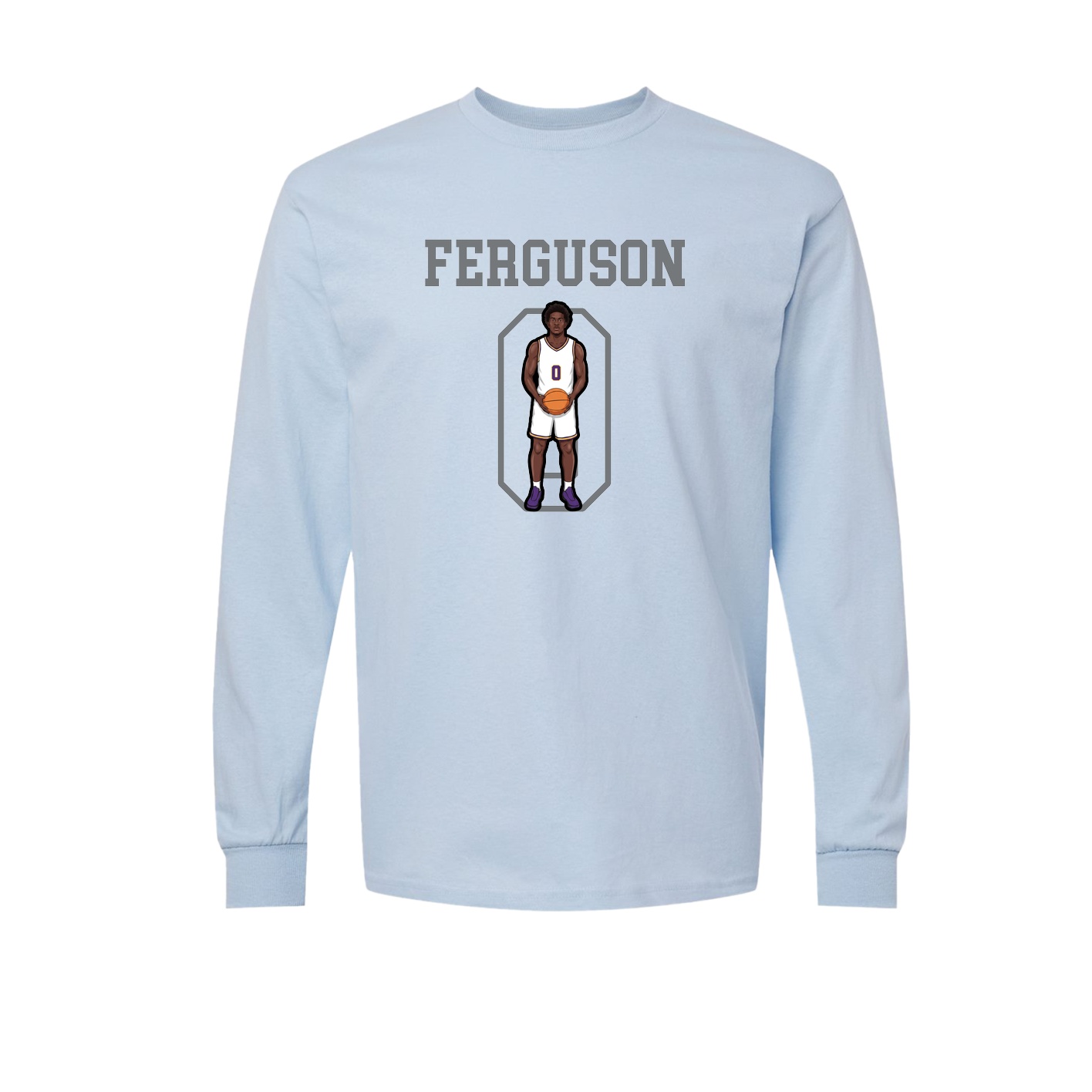 Long Sleeve Tee — Shirsey in Light Blue