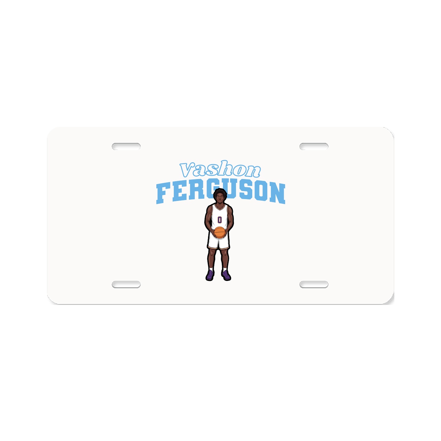 License Plate — Name Arch in Classic