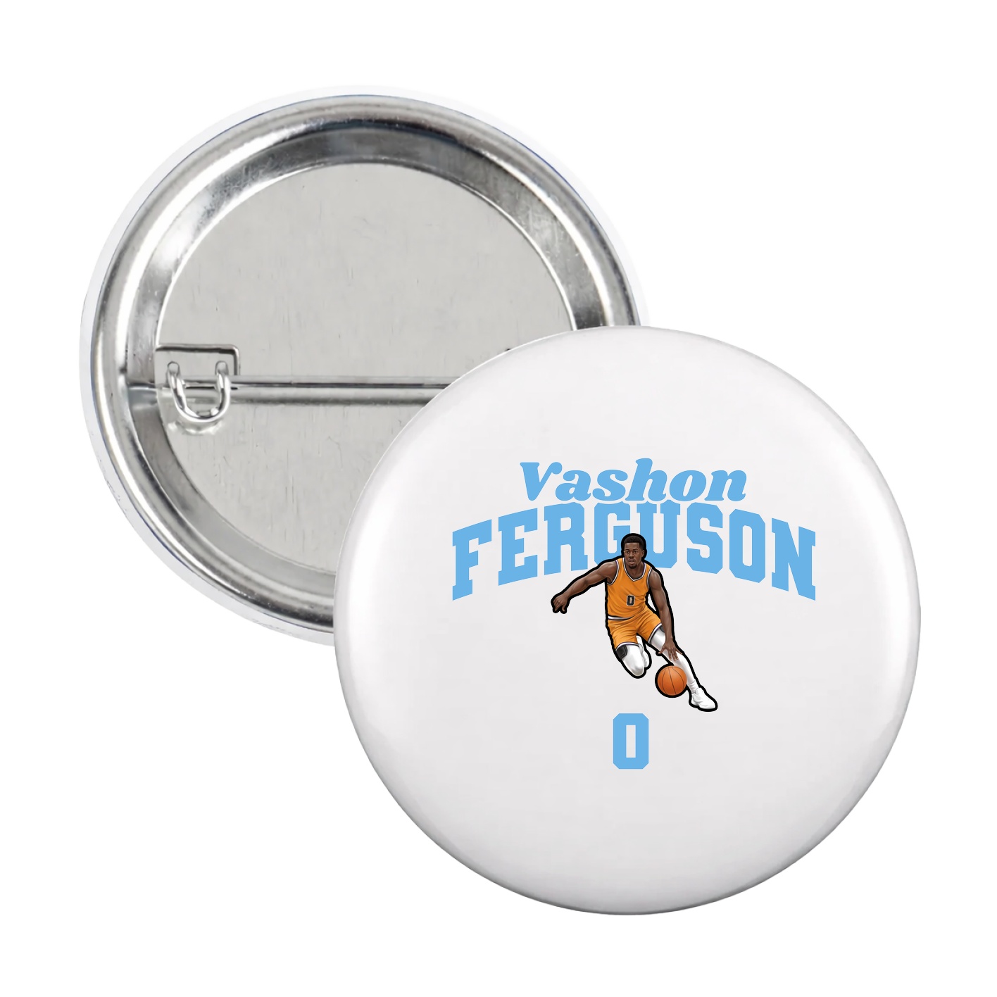 Game Day Button — Signature Arch in White