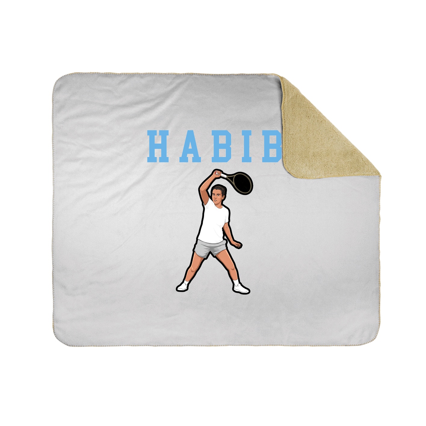 Throw Blanket — Shirsey in White