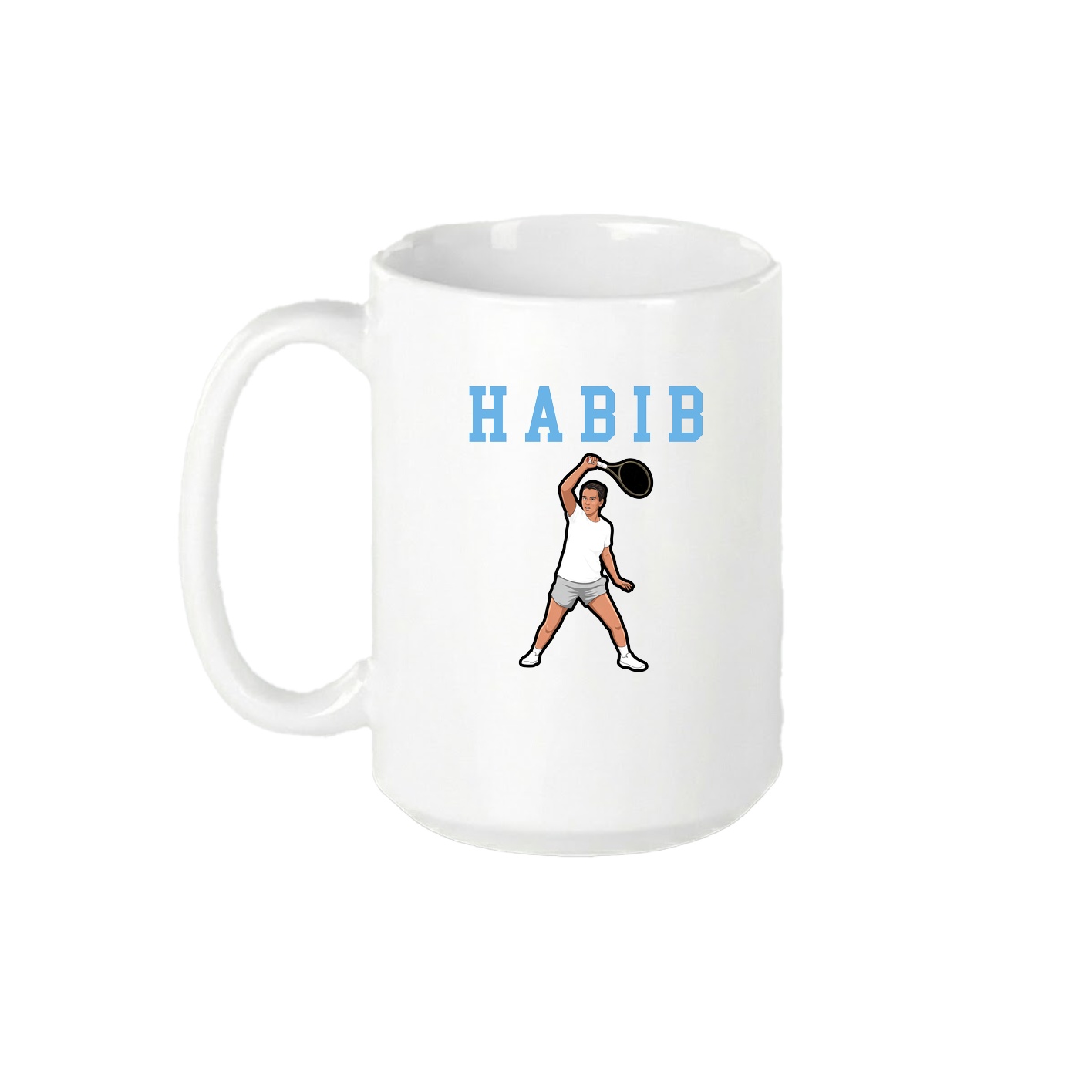 15oz Coffee Mug — Shirsey in White
