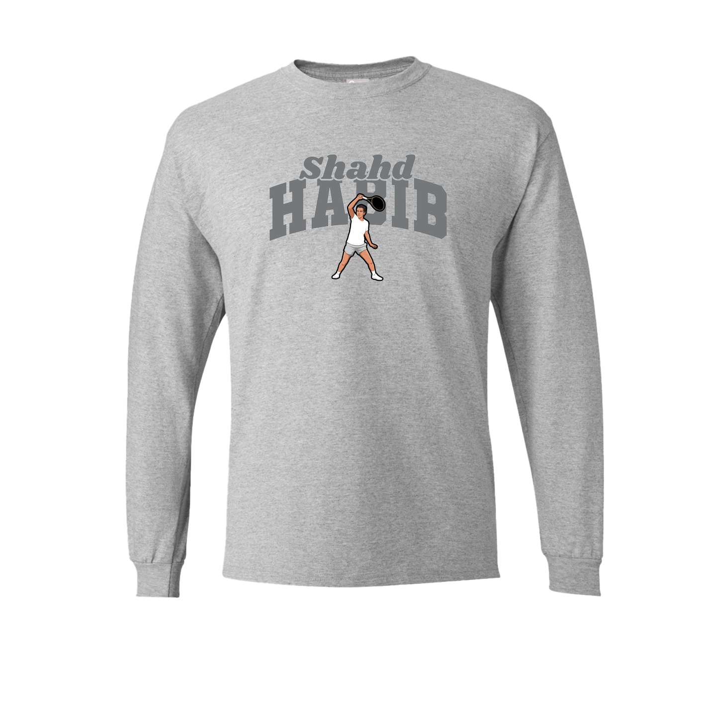 Long Sleeve Tee — Signature Arch in Grey