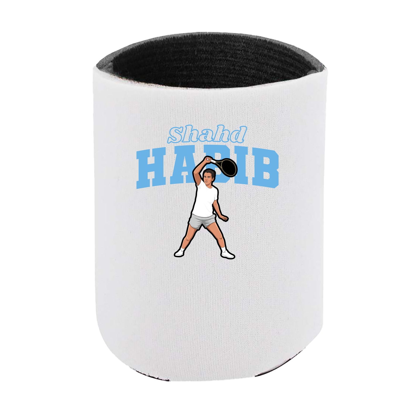 Can Holder — Name Arch in White