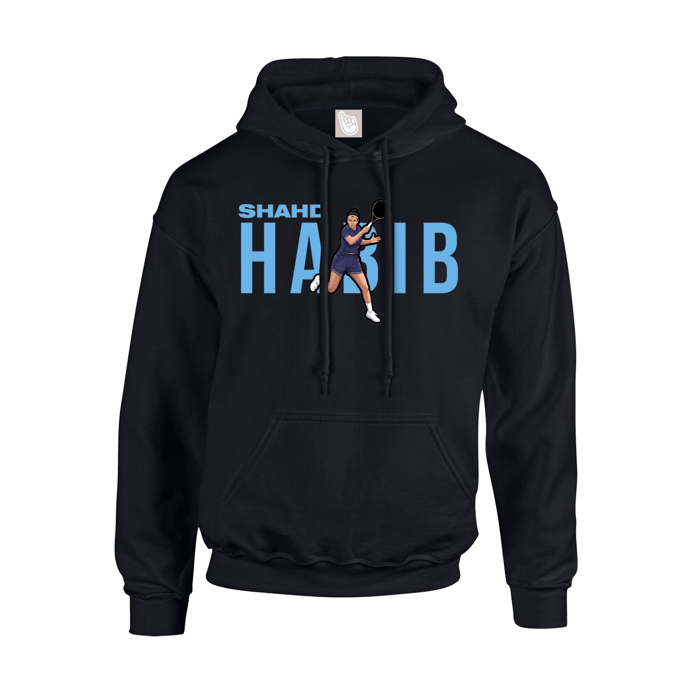 Hoodie — Player Name in Black