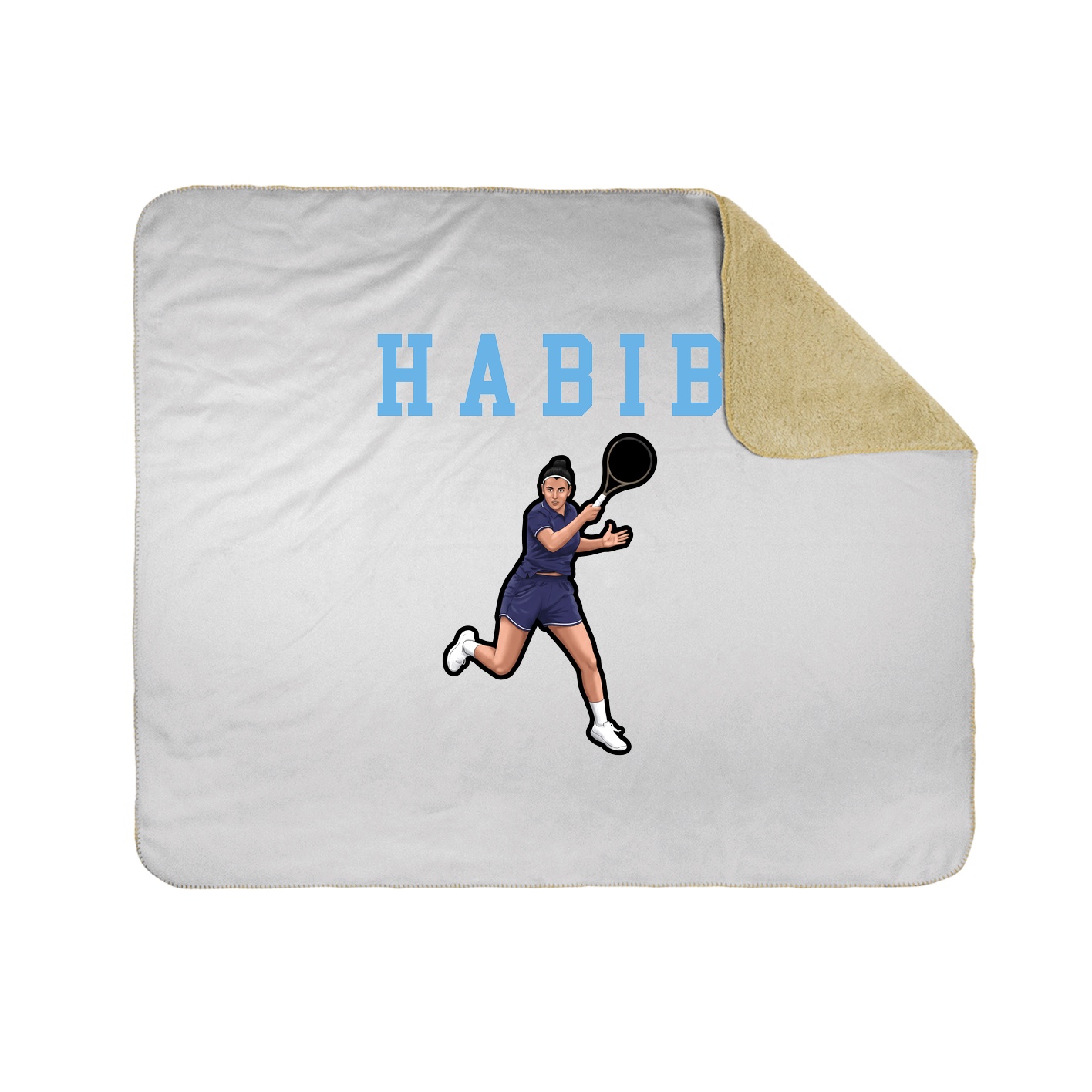 Throw Blanket — Shirsey in White