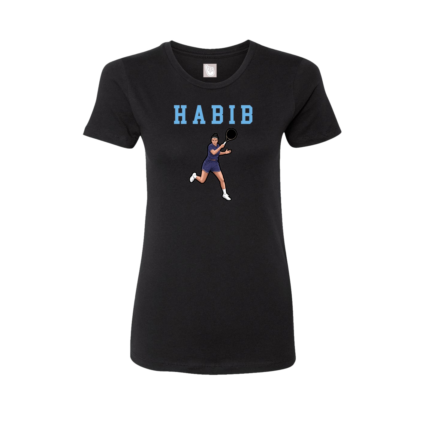 Fitted Women's Tee — Shirsey in Black