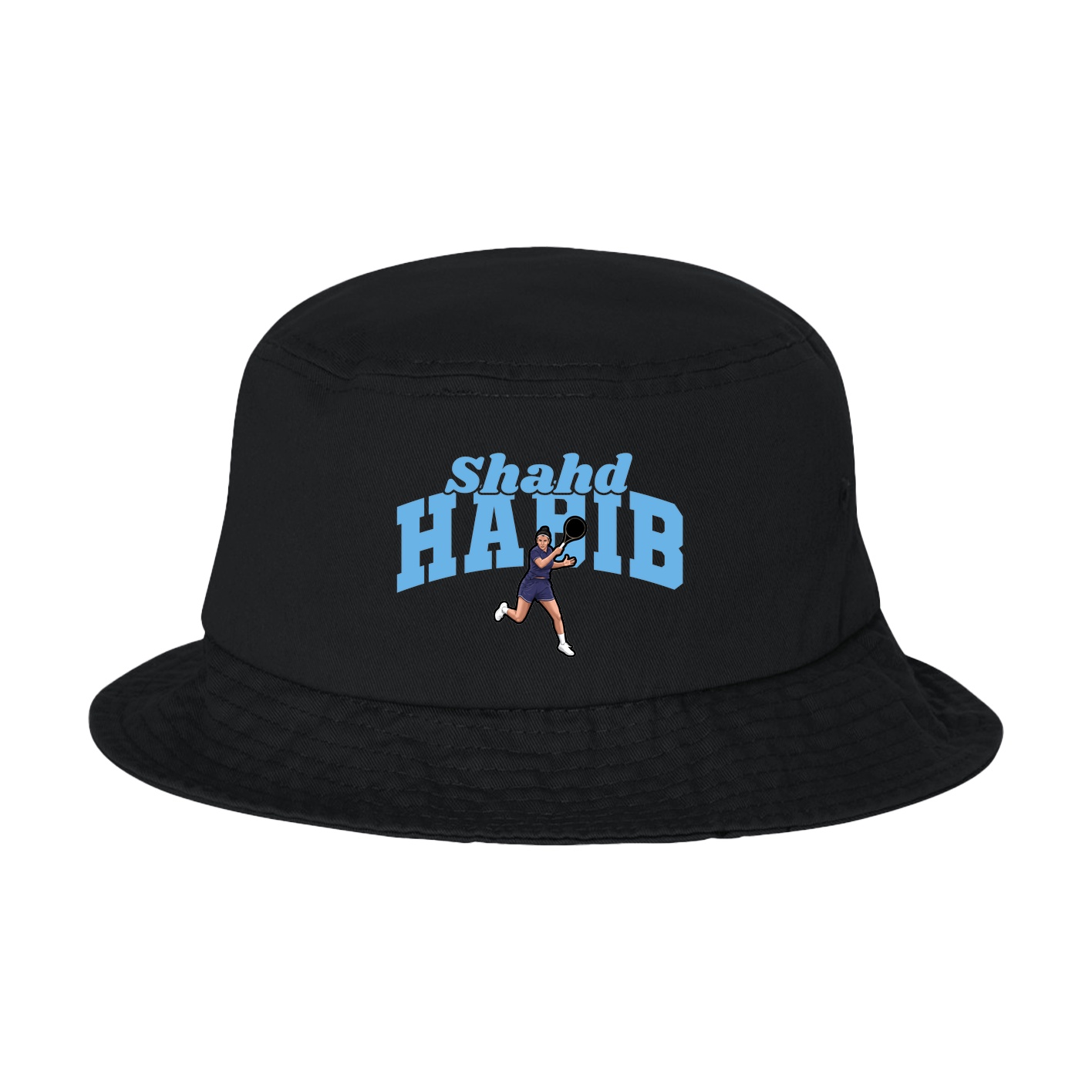 Bucket Cap — Signature Arch in Black