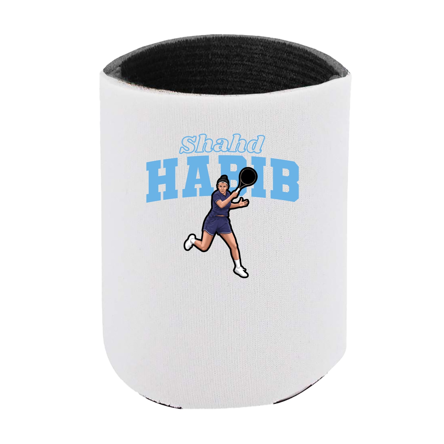 Can Holder — Name Arch in White