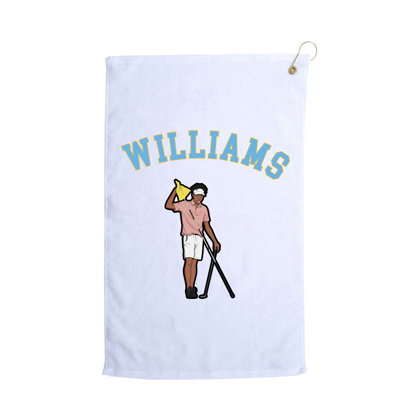 Golf Towel — Shirsey Arch in White